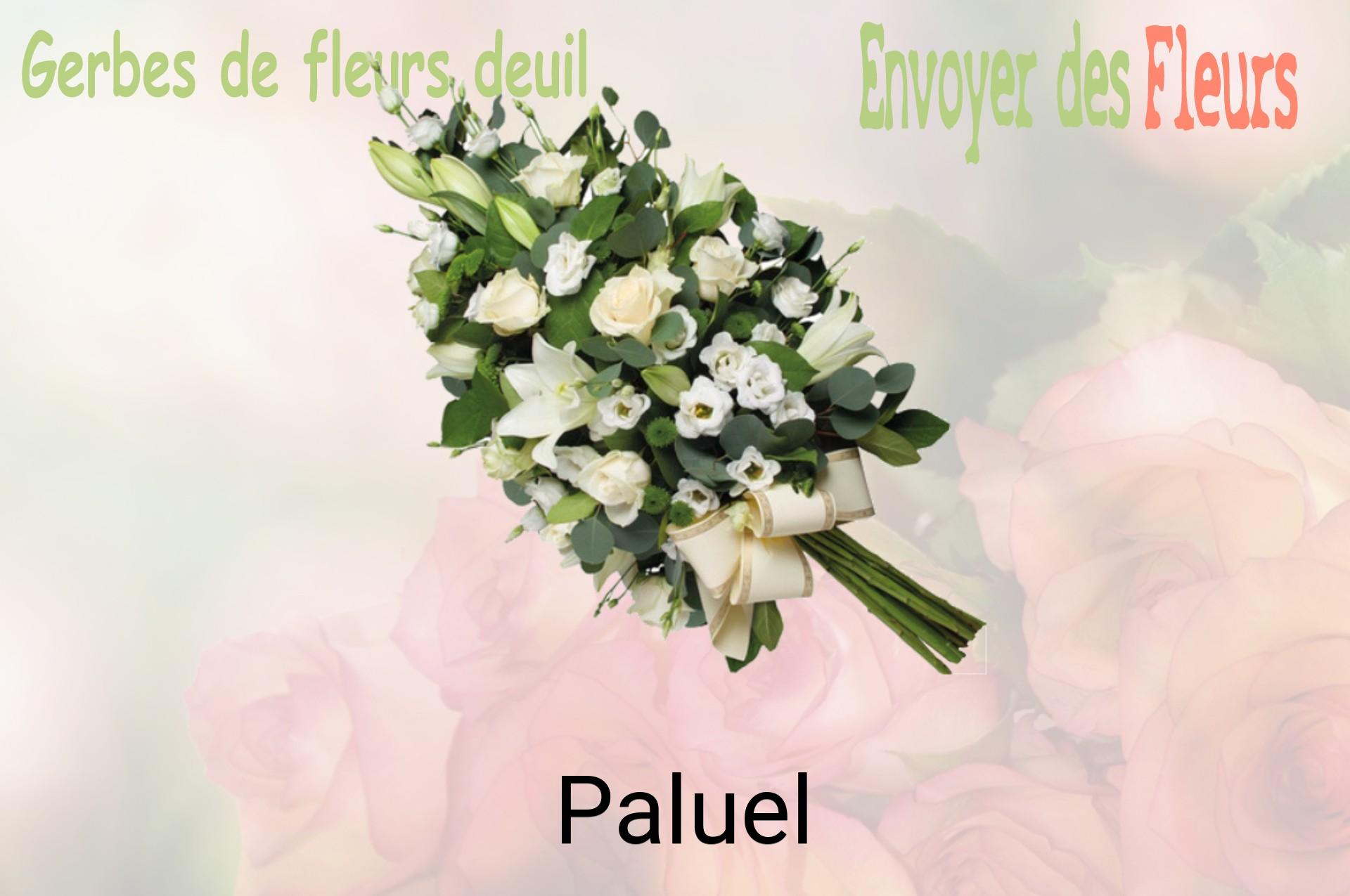 Gerbe de fleurs de deuil livrée à Paluel